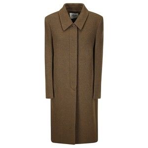 Low Classic Hidden Closure Wool Coat - NWT